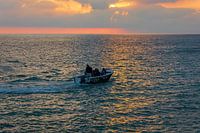 Océan Atlantique près de l'Algarve, Portugal.