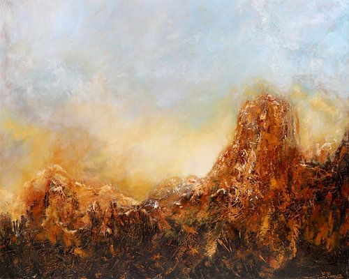 Sun in the mountains