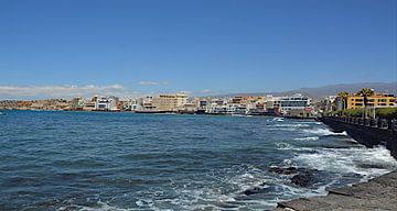 Kanarische Insel Teneriffa - Blick auf die Küste von El Médano