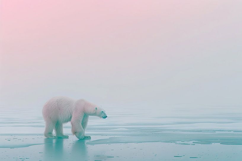 Polar bear by Poster Art Shop