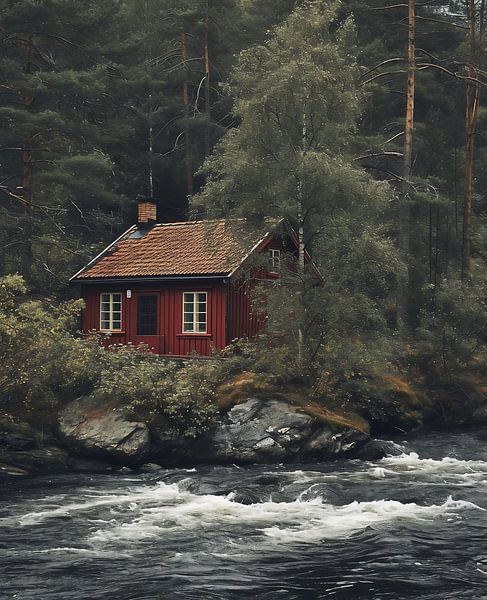 Avontuur in de bergen van fernlichtsicht