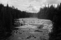 Dawson Falls - zwart/wit by Anouk Noordhuizen thumbnail