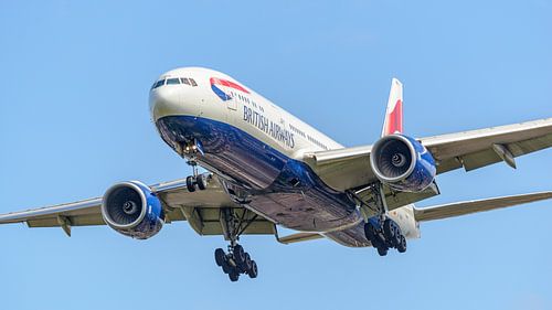 British Airways Boeing 777-200ER passagiersvliegtuig.