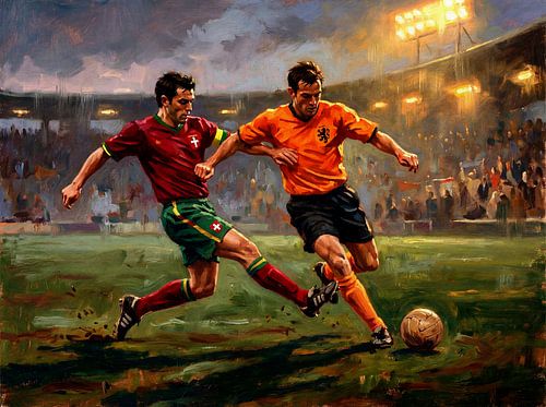 Niederlande gegen Portugal – Dynamischer Fußball