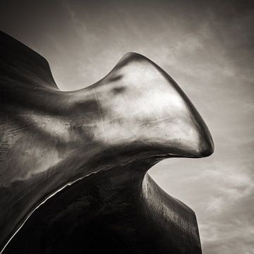 Schwarzweiss-Fotografie: Henry Moore – The Archer von Alexander Voss