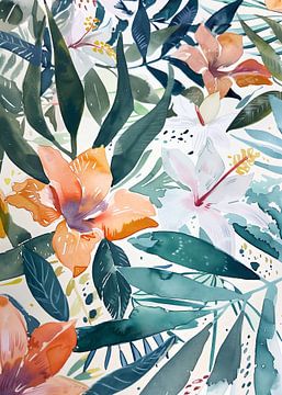 Aquarelle florale n° 10 sur Andreas Magnusson