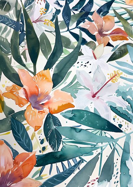 Aquarell Floral Nr. 10 von Andreas Magnusson