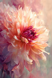Dahlias en lumière douce n°7 sur Studio BB