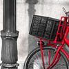 vélo rouge sur Greet van Dam