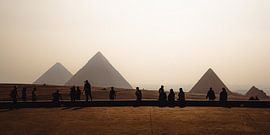 Pyramides - Egypt - Gizeh - 3 van Nuance Beeld