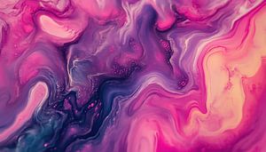 Abstract pink watercolour
