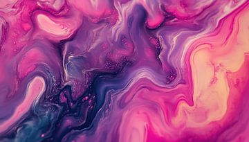 Abstracte roze waterverf