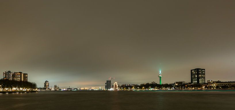 Rotterdam de nuit par Léontine Lamers