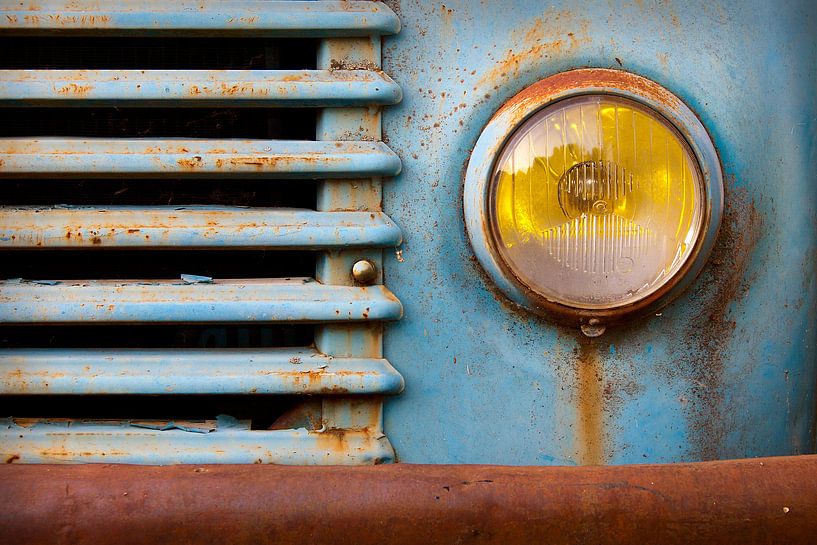 Oude roestige Renault van Halma Fotografie