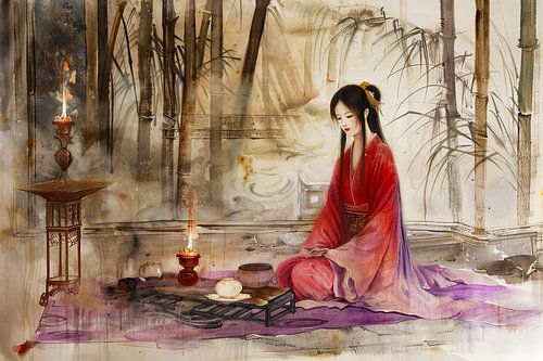 spiritueel japans portret