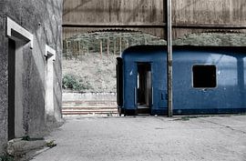 Der blaue Zug von Raoul Suermondt