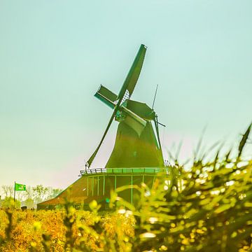 Windmill, Zaanse Schans (Netherlands) von Stewart Leiwakabessy