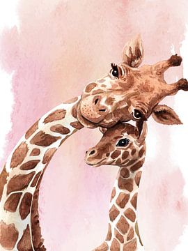 Giraffen van Printed Artings