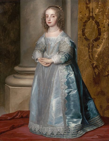 Princess Mary, Daughter of Charles I, Antoon van Dyck by Masterful Masters