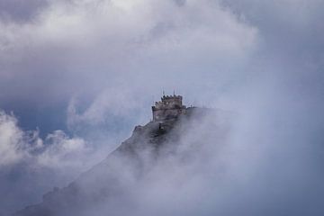 Garibaldi hut op de top van Dreisprachenspitze van Rene Siebring