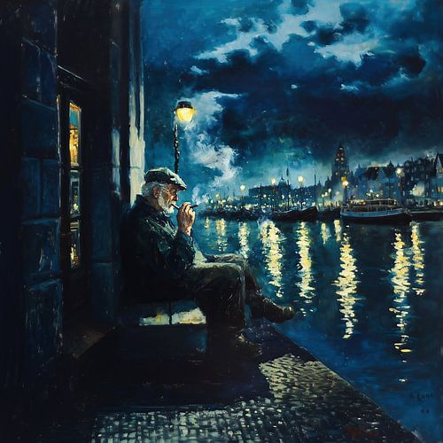 Between houses and the sky