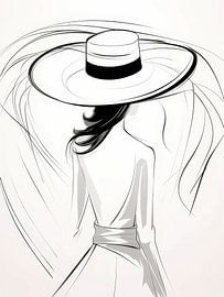 Hut Illustration Stil Abstrakt