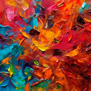 Vitalität in Farbe: Tanz der Energie und Emotionen