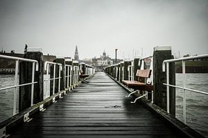 Stadsgezicht Vlissingen vanaf pier van Erik Wouters