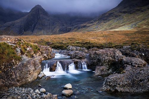 Fairy falls op Isle of Skye