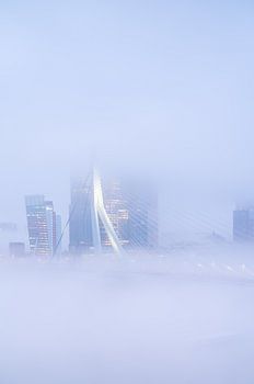 Rotterdam in de mist