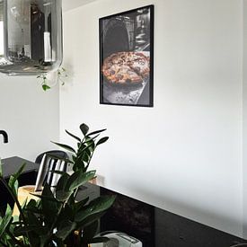 Customer photo: Pizza in a brick oven by Art & Soul Creations, as poster