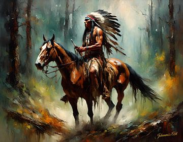 Native American Heritage 47 by Johanna's Art