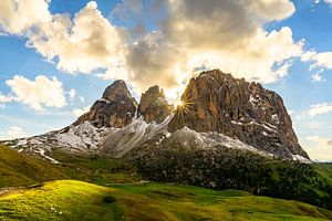 Langkofel oder Langkofelgruppe in den Dolomiten