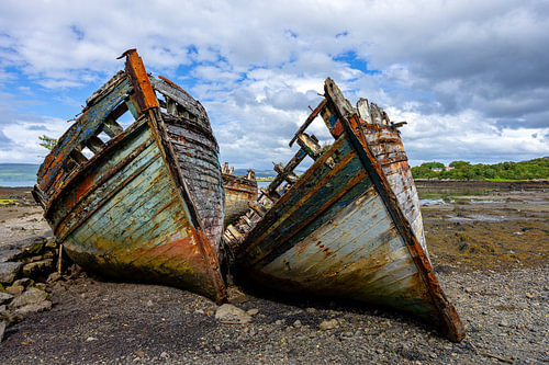 Die Schiffswracks von Salen auf Mull, Schottland (5/8)
