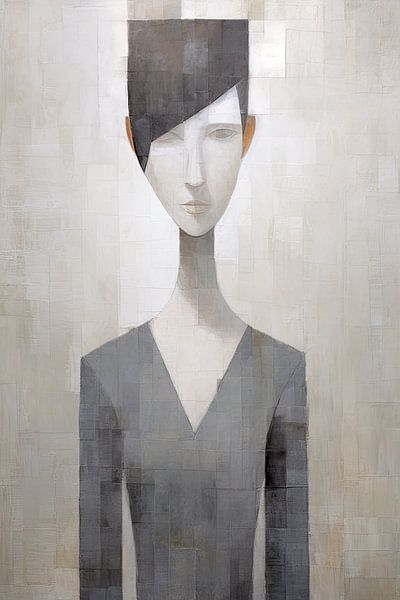 Frau abstrakt von Wall Wonder