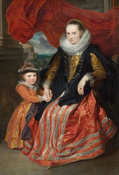 Susanna Fourment en haar dochter, Antoon van Dyck...