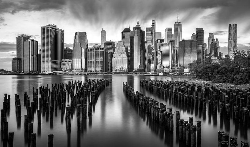 Manhattan, New York van Photo Wall Decoration