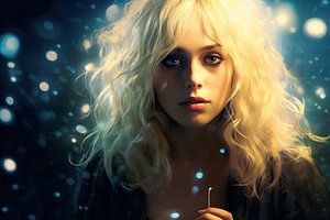 Belle femme blonde