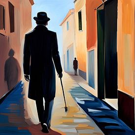 The man in the alley by Gert-Jan Siesling