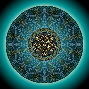 Mandala de cristal-Esprit guérisseur mystique-Myriel sur SHANA-Lichtpionier