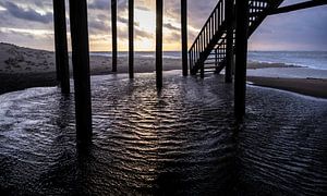 Strandhaus bei stürmischem Wetter von Affect Fotografie