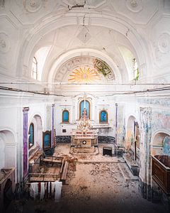 Verlassene Kirche in Italien.