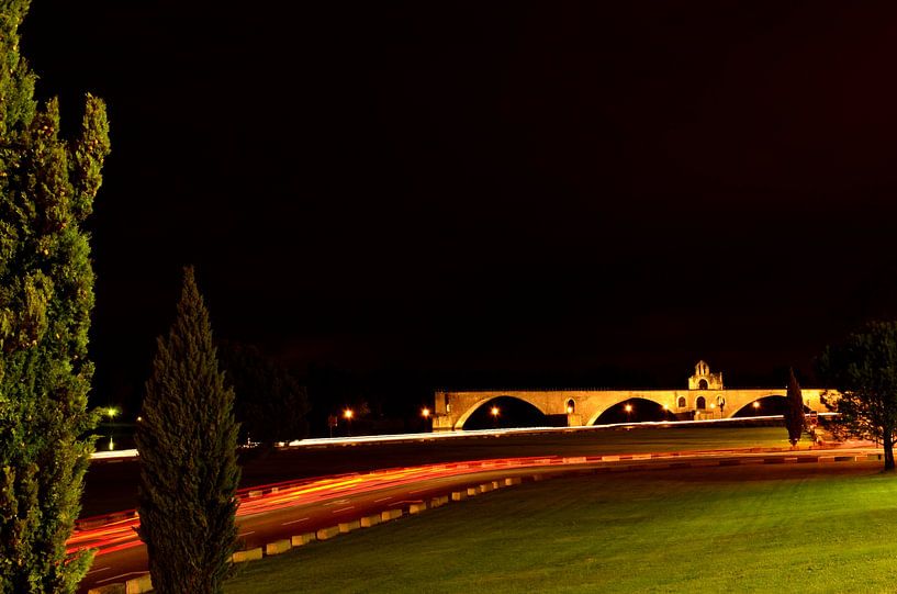 Pont Saint-Bénézet à Avignon le soir par Carolina Reina Photography
