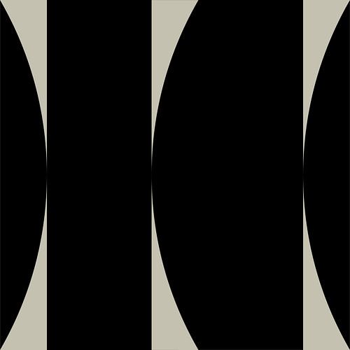 Formes géométriques abstraites noires no. 1