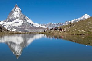 Le Cervin se reflétant dans le lac Riffelsee