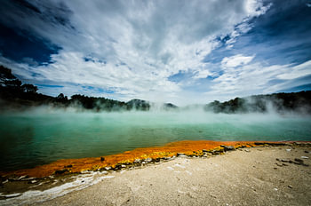 Champagner-Pool in Neuseeland