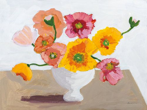 Sorbet poppies i, Pamela Munger