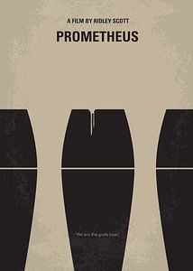 No157 My Prometheus minimal movie poster van Chungkong Art