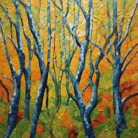 Waldlandschaft Herbst von kevin gorter