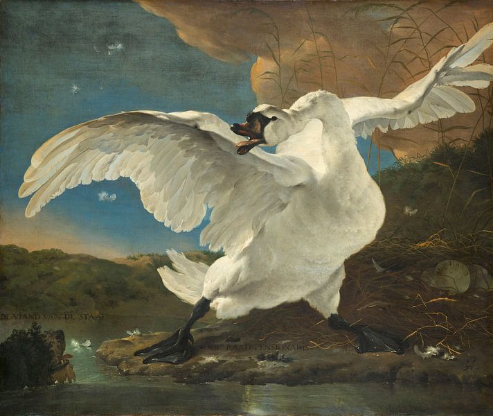 The endangered swan, Jan Asselijn by Rebel Ontwerp